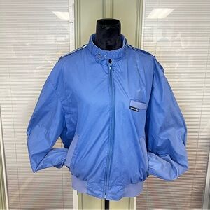 Vintage Members Only Blue Bomber Jacket, Size 46 Large, *See All Pics Has Stains